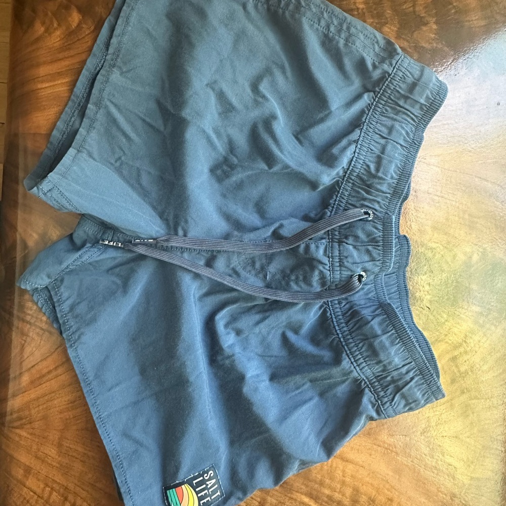 Salt Life Boys Charcoal Swim Trunks